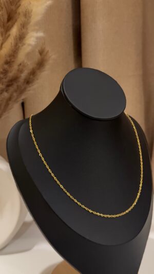 Twisted rope chain