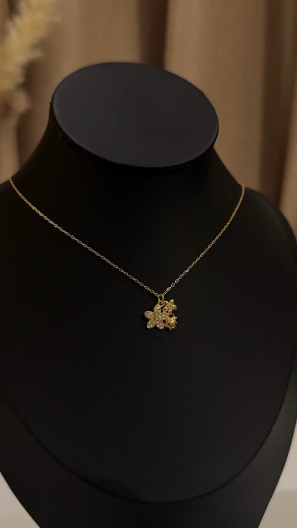 Dainty blossom necklace