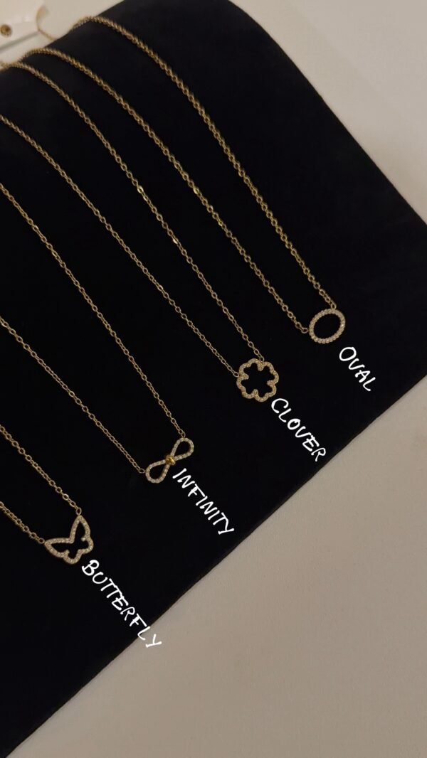 Zircon dianty necklaces