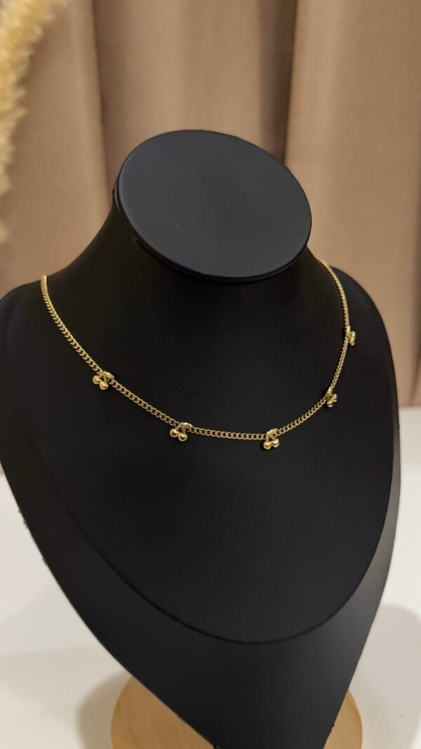 Cherry clavicle necklace