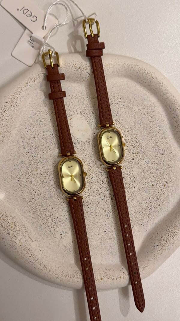 Amelia leather watch